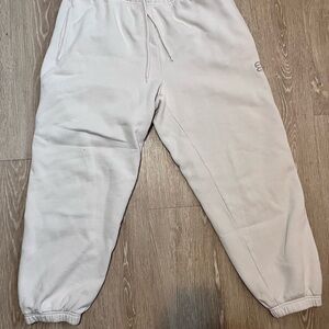 Aritzia White Track Pants